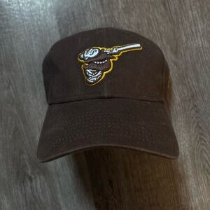 Padres New Era Brown Cap with Embroidered Logo